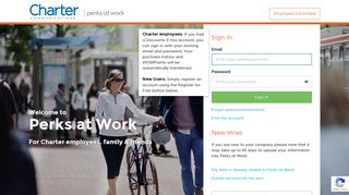 
                            1. Perks at Work For Charter employees, family & friends - Charter Employee Discount Portal