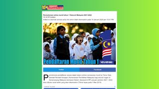 
                            10. Permohonan online murid tahun 1 Seluruh Malaysia 2021-2022
