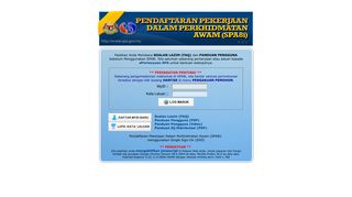 
                            1. Permohonan - SPA8i New - Https Putra2 Spa Gov My Spa8new Portal Jsp