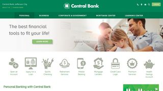 Personal Banking | Central Bank - Metcalf Bank Online Portal