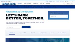 
                            10. Personal Banking | Fulton Bank - Columbia Bank Online Business Portal