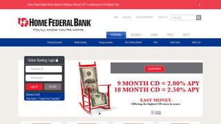 
                            1. Personal Banking - Home Federal Bank of Tennessee - Homefederalbanktn Portal