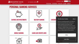 
Personal Banking Services - Broadway Bank
