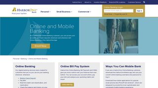 
                            3. Personal Banking Solutions - Online and Mobile Banking ... - Harbor Credit Union Mobile Portal