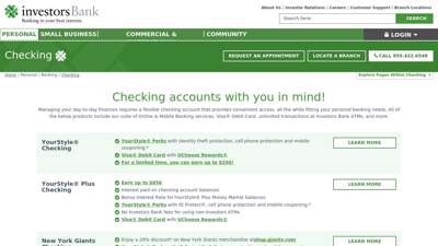 Personal Checking  NY & NJ Bank Checking Account ...