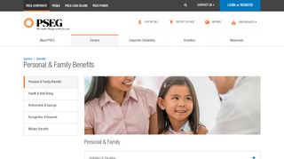 
                            8. Personal & Family Benefits - PSEG Corporate - Pseg Benefits Express Portal