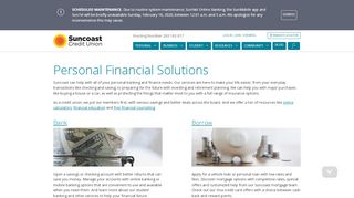 Personal Finance  Suncoast Credit Union