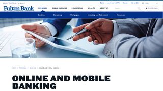 
                            8. Personal Online and Mobile Banking | Fulton Bank - Susquehanna Bank Online Banking Portal