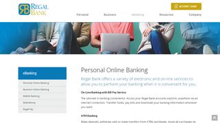 
                            1. Personal Online Banking - Regal Bank - Fastbanking Portal