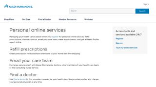 
                            2. Personal Online Services | Kaiser Permanente Washington - Mygrouphealth For Members Login Page