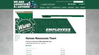 
Personnel | Ward T & L Human Resources Team

