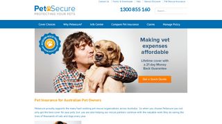 
                            4. Pet Insurance by Australia's Most Experienced, Petsecure - Petsecure Portal