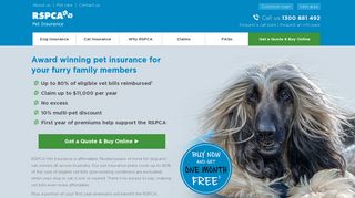 
                            3. Pet Insurance by RSPCA Pet Insurance Australia - Rspca Pet Portal