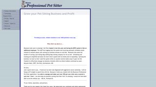 Pet Sitting Software: Welcome to Bluewave Professional Pet ... - Bluewave Professional Pet Sitter Portal