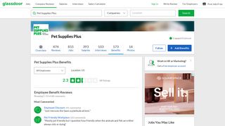 
                            5. Pet Supplies Plus Employee Benefits and Perks | Glassdoor - Pet Supplies Plus Employee Portal