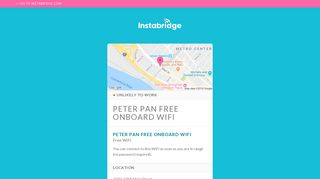 
                            8. Peter Pan Free Onboard Wifi - Instabridge.com - Peter Pan Wifi Login