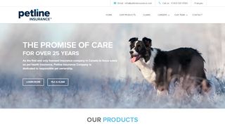 
Petline Insurance Company | The Promise of Care  
