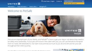 
PetSafe Pet Transport & Shipping - United  
