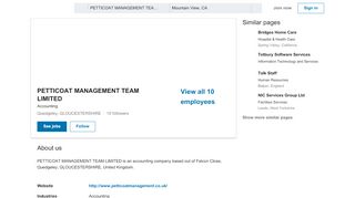 
                            3. PETTICOAT MANAGEMENT TEAM LIMITED | LinkedIn - Petticoat Management Portal