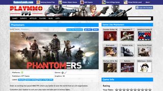 
Phantomers - Online FPS Games  
