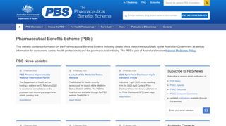 
                            1. Pharmaceutical Benefits Scheme (PBS) | Home - Pbs Portal