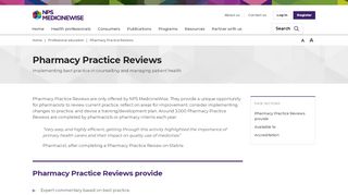 
                            2. Pharmacy Practice Reviews - NPS MedicineWise - Nps Pharmacy Practice Review Portal