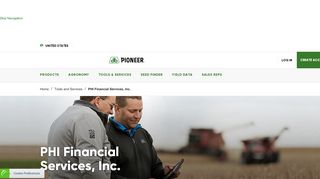
PHI Financial Services, Inc. | Pioneer Seeds - DuPont Pioneer
