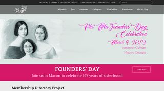 
                            3. Phi Mu Fraternity | The Faithful Sisters - Phi Mu Officer Portal