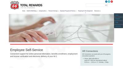 Phillips 66 Total Rewards - Employee Self-Service