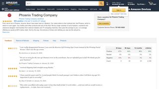 
                            1. Phoenix Trading Company - Amazon.com Seller Profile - Phoenix Trading Company Portal