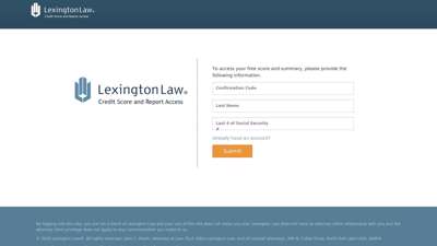 Phone Confirmation  Lexington LawLexington Law