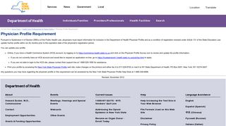 
                            2. Physician Profile Requirement - Health.ny.gov - New York State - New York State Physician Profile Portal