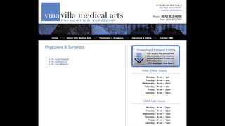 
                            3. Physicians and Surgeons - Villa Medical Arts : Physicians and ... - Villa Medical Arts Patient Portal
