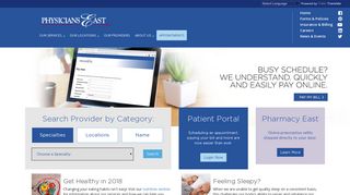 
                            3. Physicians East | Comprehensive Healthcare for Eastern North Carolina - Physicians East Patient Portal