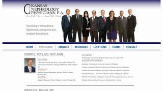
                            3. Physicians - Kansas Nephrology Physicians, PA - Wichita Nephrology Patient Portal