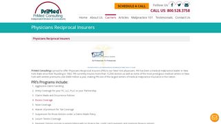 
                            7. Physicians Reciprocal Insurers NY & NJ | PRI Malpractice ... - Pri Med Mal Portal