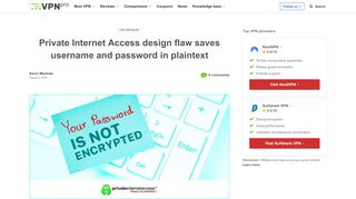 
                            8. PIA Design Flaw Saves Username & Password in Plaintext ... - Free Pia Portal