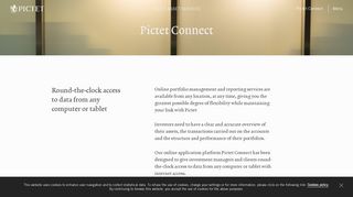 
                            3. Pictet connect : online portfolio management and reporting ... - Pictet Portal