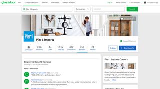 
                            2. Pier 1 Imports Employee Benefits and Perks | Glassdoor - Pier 1 Imports Employee Portal