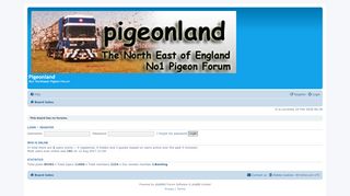 
                            2. Pigeonland - Index page - Pigeonland Portal