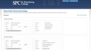 
                            8. Pikes Peak Community College - St. Petersburg College - Ppcc Edu Portal