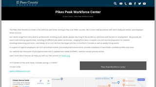 
                            4. Pikes Peak Workforce Center - El Paso County Colorado - Pikes Peak Workforce Center Portal