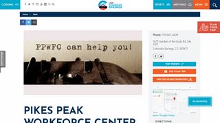 
                            1. Pikes Peak Workforce Center - Visit Colorado Springs - Pikes Peak Workforce Center Portal