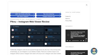 
                            3. Piknu - Instagram Web Viewer Review - SmmNewz - Piknu Login