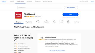 
                            5. Pilot Flying J Careers and Employment | Indeed.com - My Pilot Flying J Portal