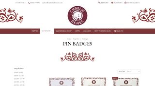 
                            7. Pin badges - Charlie Bears Direct USA - Charlie Bears Direct Portal