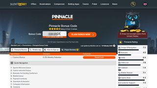 
Pinnacle Bonus Code (January 2020) - Get 0.3% Weekly ...  
