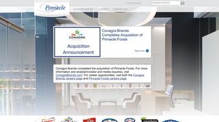 
                            2. Pinnacle Foods Inc. - Pinnacle Foods Portal