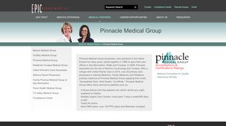 
                            9. Pinnacle Medical Group - Epic Management - Pinnacle Provider Portal