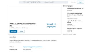 
                            6. PINNACLE PIPELINE INSPECTION INC | LinkedIn